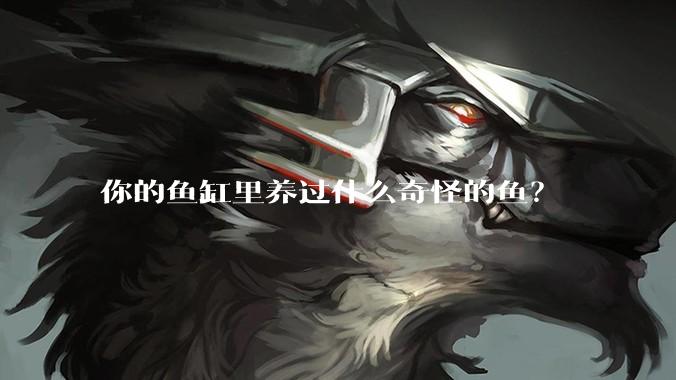 你的鱼缸里养过什么奇怪的鱼？